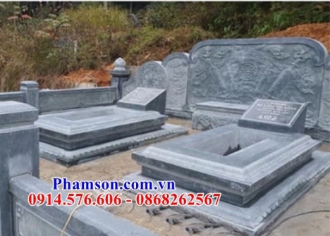 005 Mộ đá đẹp bắc kạn - lăng mộ không mái bằng đá khối