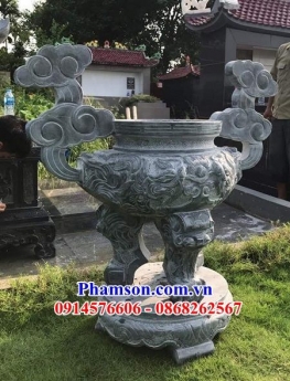 025 lư hương đá đẹp vĩnh phúc - đỉnh hương bằng đá ninh bình