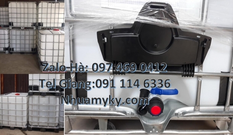 Thùng 1000l, bồn nhựa 1000l, Thùng đựng axit 1000L, Tank nhựa 1 khối, Thùng nhựa ibc, Thùng nhựa 100