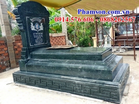 005 Mộ đá đẹp bắc kạn - lăng mộ không mái bằng đá khối