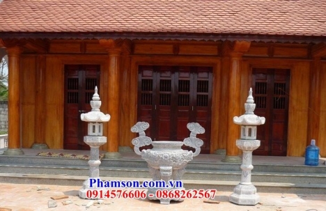 025 lư hương đá đẹp vĩnh phúc - đỉnh hương bằng đá ninh bình