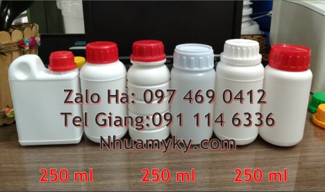 Chai 30ml cao cấp, Chai nhựa tròn, Chai 50ml cao cấp Cung cấp chai nhựa 250ml 500ml giá sỉ. Chai nh
