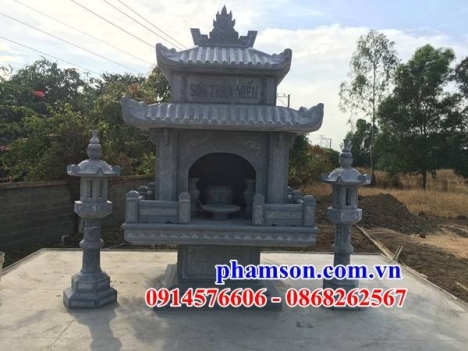 094 mẫu nhà linh đá đẹp - am miếu thờ thần linh ngoài trời