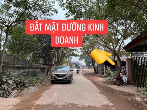 Bán lô đất 110m2 mặt đường phù hợp kinh doanh,xã Huống Thượng,huyện Đồng Hỷ