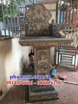 094 mẫu nhà linh đá đẹp - am miếu thờ thần linh ngoài trời