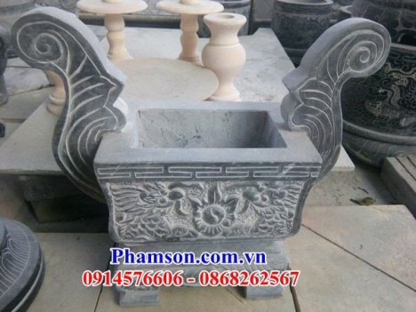 015 Bát lư hương đá đẹp bến tre - mẫu lư hương bằng đá