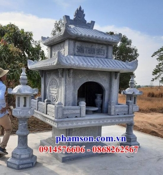 094 mẫu nhà linh đá đẹp - am miếu thờ thần linh ngoài trời