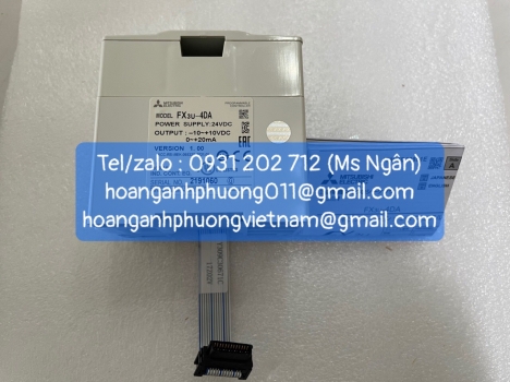 FX3U-4DA | Module mở rộng | Mitsubishi | chính hãng
