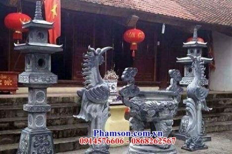 025 lư hương đá đẹp vĩnh phúc - đỉnh hương bằng đá ninh bình