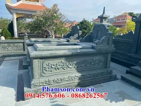 005 Mộ đá đẹp bắc kạn - lăng mộ không mái bằng đá khối