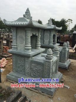 301 Lăng mộ một mái bắc kạn đẹp - mộ đá tự nhiên nguyên khối