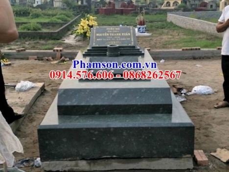 005 Mộ đá đẹp bắc kạn - lăng mộ không mái bằng đá khối