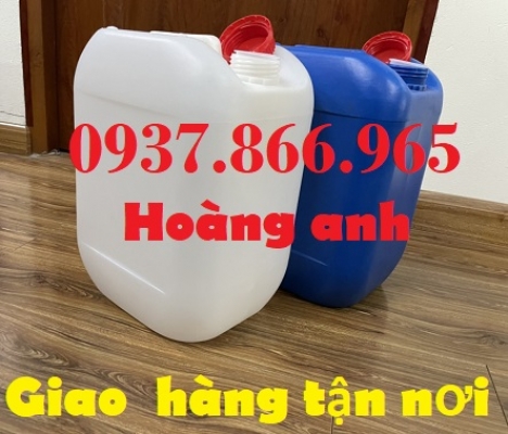 Sản xuất can nhựa, can nhựa màu trắng đựng hóa chất, can nhựa đựng dung môi