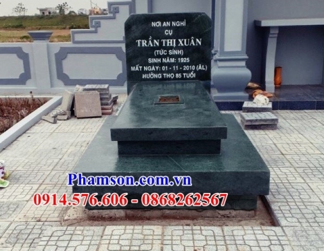005 Mộ đá đẹp bắc kạn - lăng mộ không mái bằng đá khối