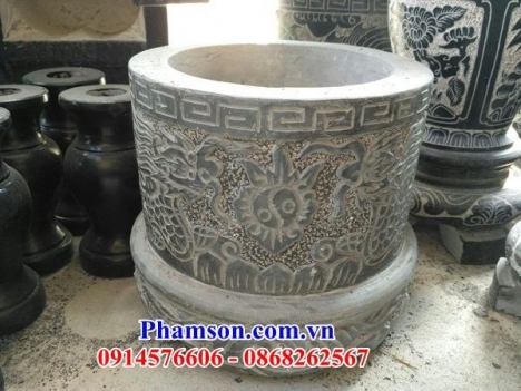 015 Bát lư hương đá đẹp bến tre - mẫu lư hương bằng đá