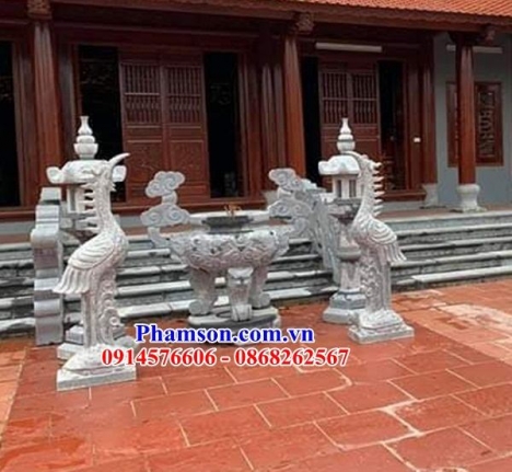 025 lư hương đá đẹp vĩnh phúc - đỉnh hương bằng đá ninh bình