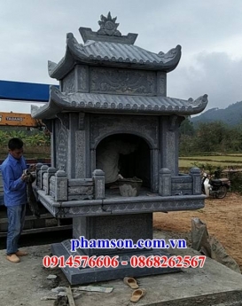 094 mẫu nhà linh đá đẹp - am miếu thờ thần linh ngoài trời