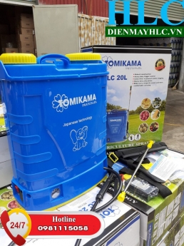 Máy phun khử trùng chạy điện- Bình xịt điện Tomikama HLC 20L hàng chất lượng giao toàn quốc