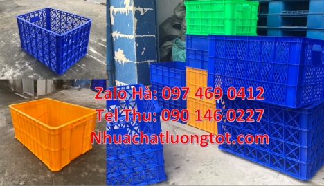 Sóng nhựa bít 1T9, Khay nhựa Đựng Thực Phẩm, Thùng Nhựa Đặc Có Nắp, Sóng nhựa 26 bánh xe, Thùng nhựa