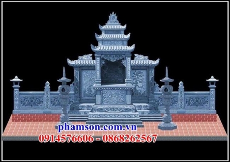 73 lăng thờ chung đẹp kiên giang  - nhà mồ bằng đá
