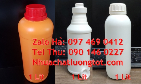 Chai nhựa 1 lít vuông đựng dầu ăn, Chai hdpe, chai nhựa 30ml nắp garenty, Chai 100ml sỉ lẻ chai hdp