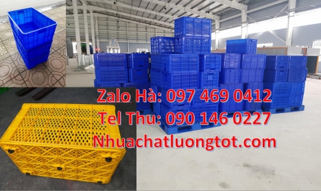 Sóng nhựa bít 1T9, Khay nhựa Đựng Thực Phẩm, Thùng Nhựa Đặc Có Nắp, Sóng nhựa 26 bánh xe, Thùng nhựa