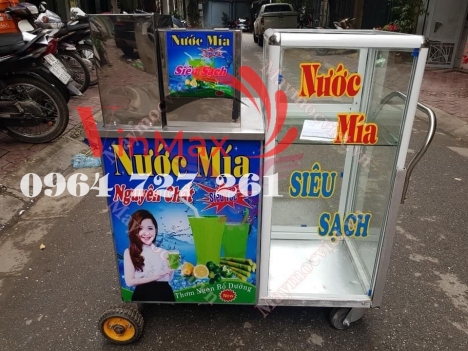 Bán nhanh Máy ép mía siêu sạch có tủ kính 1500W