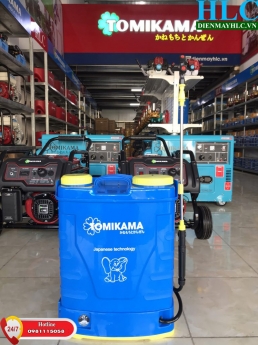 Máy phun khử trùng chạy điện- Bình xịt điện Tomikama HLC 20L hàng chất lượng giao toàn quốc