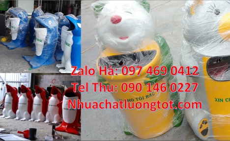 Thùng rác chuột mickey. Thùng rác hình chuột túi. Thùng rác hình con gấu Sọt rác cánh cụt, sọt