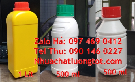 Chai nhựa 1 lít vuông đựng dầu ăn, Chai hdpe, chai nhựa 30ml nắp garenty, Chai 100ml sỉ lẻ chai hdp