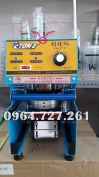Bán máy dập nắp ly trà sữa gạt tay C25