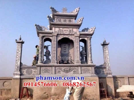 73 lăng thờ chung đẹp kiên giang  - nhà mồ bằng đá