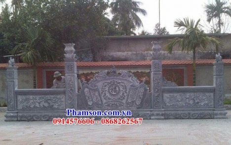 199 Cuốn thư đá đẹp điện biên - bức bình phong bằng đá khối