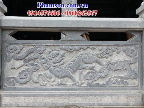 32 Lan can đá đẹp lạng sơn - tường bao bằng đá nguyên khối