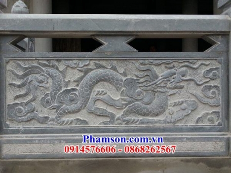 32 Lan can đá đẹp lạng sơn - tường bao bằng đá nguyên khối