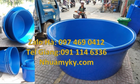 thùng nhựa vuông 750 lít, Thùng nhựa vuông, Thùng tròn 1000l, Thùng nhựa 1200 lít đựng muối ph