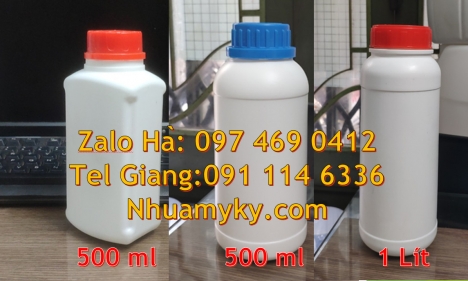 Chai nhựa 1 lít vuông đựng dầu ăn, Chai hdpe, chai nhựa 30ml nắp garenty Chai 100ml sỉ lẻ chai hdp