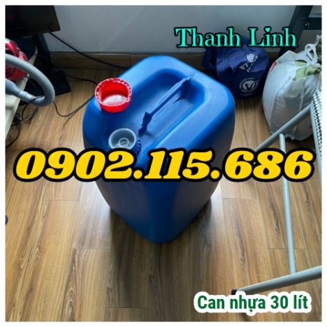 Can nhựa 30 lít, can nhựa đựng hóa chất, can nhựa HDPE, can nhựa đựng chất lỏng, can nhựa, can 30 lí
