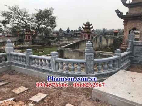 32 Lan can đá đẹp lạng sơn - tường bao bằng đá nguyên khối