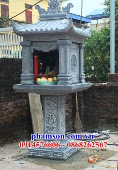 64 Miếu thờ đá đẹp bắc kạn - cây hương thờ ông thiên