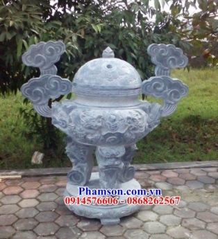 68 Lư hương đá đẹp hòa bình - đỉnh hương đá đền chùa