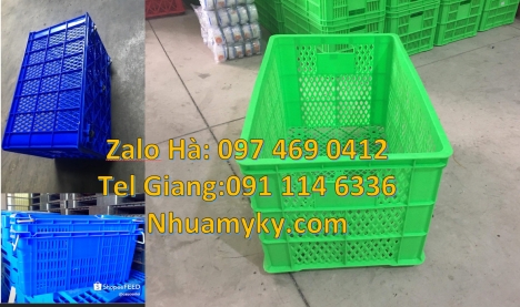 Sóng nhựa bít 1T9, Khay nhựa Đựng Thực Phẩm, Thùng Nhựa Đặc Có Nắp, Sóng nhựa 26 bánh xe Thùng nhựa