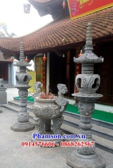 68 Lư hương đá đẹp hòa bình - đỉnh hương đá đền chùa
