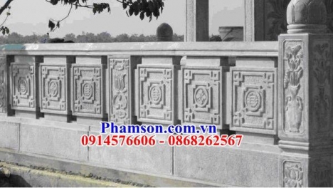 32 Lan can đá đẹp lạng sơn - tường bao bằng đá nguyên khối