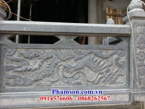 32 Lan can đá đẹp lạng sơn - tường bao bằng đá nguyên khối