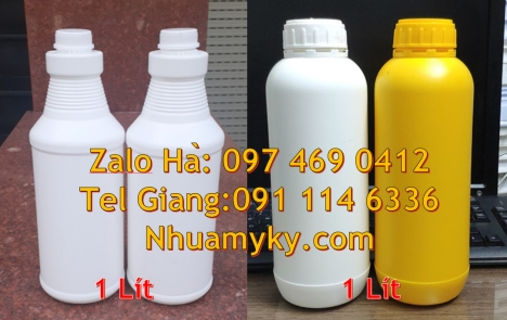 Chai nhựa 1 lít vuông đựng dầu ăn, Chai hdpe, chai nhựa 30ml nắp garenty Chai 100ml sỉ lẻ chai hdp