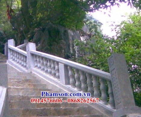 32 Lan can đá đẹp lạng sơn - tường bao bằng đá nguyên khối
