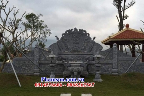 199 Cuốn thư đá đẹp điện biên - bức bình phong bằng đá khối