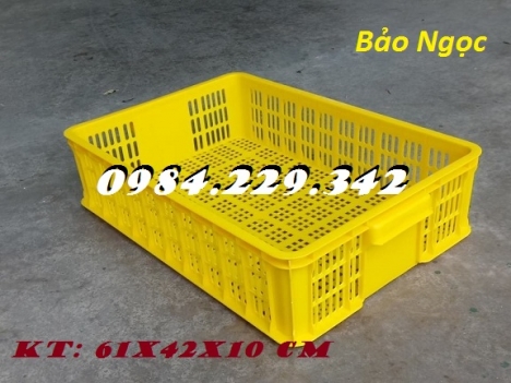 Sọt nhựa cao 10cm, sóng nhựa rỗng HS010, thùng nhựa rỗng, sóng nhựa cao 1T, sọt nhựa siêu thị, sọt đ