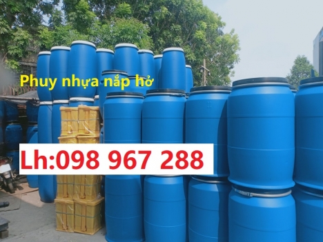 Thùng nhựa 220 lít ,thùng phuy nhựa 220 l